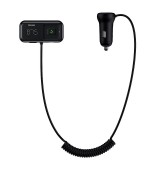 Baseus T typed S-16 wireless MP3 car charger Black (CCTM-E01)