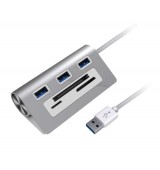 5in1 Aluminum Alloy Docking Station / Card Reader (USB 3.0)