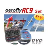 Aerofly RC9 na DVD pro Win8/10/11 s USB ovladačem
