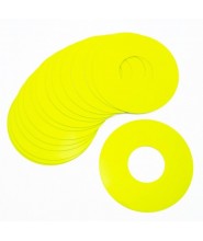 1/8 BUGGY žluté nálepky na disky (20 ks.)