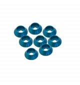 3 mm. alu kuželové podložky modré (8 ks.)