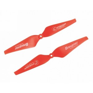 Graupner COPTER Prop 10x4 pevná vrtule (2ks.) - červené
