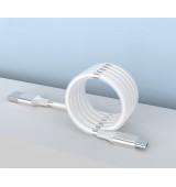 Magnetický samonavíjecí USB nabíjecí kabel (Micro USB) (90 cm)