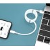 Magnetický samonavíjecí USB nabíjecí kabel (Micro USB) (90 cm)