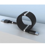 Magnetický samonavíjecí USB nabíjecí kabel (Micro USB) (180 cm)