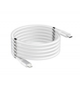 Magnetický samonavíjecí USB nabíjecí kabel (Type-C to Lightning)(180cm)