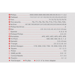 126in1 Foldable Tools Set