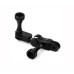 Aluminum Alloy 360 Degrees Adapter for Action Cameras