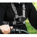 Nastavitelný hrudní popruh pro dvojitým fotoaparátem