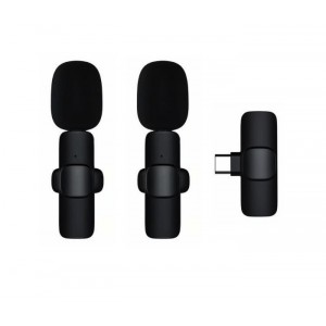 2v1 Type-C Lavalier Wireless Microphone (With Battery)