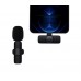 2v1 Lightning Lavalier Wireless Microphone (With Battery)