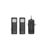 3in1 2.4G Lavalier Wireless Microphone (With Battery)