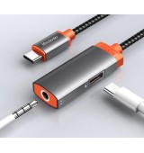 Type-C to DC3.5 + Type-C Audio Adapter (3A)