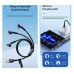 3in1 Right-angle 66W Fast Charging & Data Cable (L + C + M)
