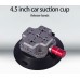 CNC Quick Release Vehicle Suction Mount (4.5inch) Black