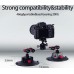 CNC Quick Release Vehicle Suction Mount (6inch) Black