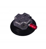 CNC Quick Release Vehicle Suction Mount (6inch) Titanium