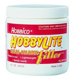 1000 Hobbylite Balsa Filler 227ml tmel na balsu