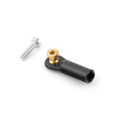 2413 Kulový čep V1, pr.3mm, M2/M1,6 dlouhý Černý 6ks