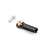 2411 Kulový čep V1, pr.3mm, M2/M1,6 krátký Černý 6ks