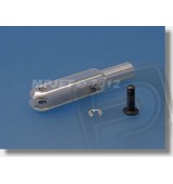 2141 Vidlička Dural, Délka 23mm, Šířka drážky 2, Čep pr.1,6mm, M2, 6ks