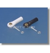 2421 Kulový čep V1, pr5mm, M2/2 Černý 6ks