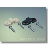 2641 Podvozkový třmen pr.3mm Černý 4 ks