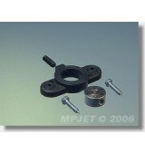 2654 Držák krytu kola pr.6mm Černý 2 ks