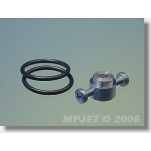 4601 Pružný unašeč pro vrtule otvor 8, hřídel pr.2,3mm