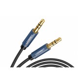 UGREEN stereo audio kabel 3.5mm jack 1m, modrý
