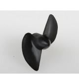 Závodní lodní šroub 2 listý, levý, stoupání 40mm, 36,0mm/M4