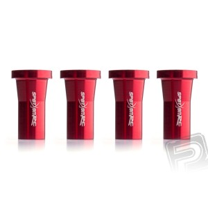 Distanční sloupek 30mm M6 Červený 4ks