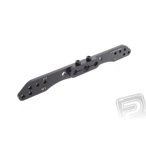 Servo páka 114mm oboustranná 24z(černá), pro serva H