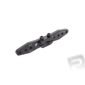 Servo páka 69mm oboustranná 24z(černá), pro serva H