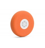 Mechové kolečko lehké 45mm, oranžové, 1 ks.