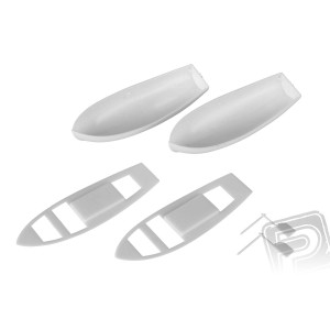 Záchranný člun s kormidlem 32x90mm (2 ks)