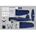 PH011 F4U Corsair 1485mm 1:8 ARF