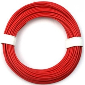 Kabel silikon 0.75mm2 1m (červený)