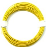 Kabel silikon 2.5mm2 1m (žlutý)