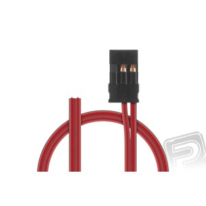 Servokabel 200mm, JR 0,25qmm RX PVC, 1 ks.