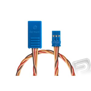 Y-kabel kompakt 300mm JR 0,5qmm kroucený silikonkabel, 1 ks.