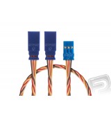 Y-kabel 300mm JR 0,35qmm kroucený silikonkabel, 1 ks.