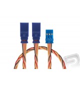 Y-kabel 300mm JR 0,50qmm kroucený silikonkabel, 1 ks.