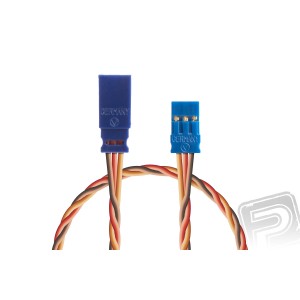 Prodlužovací kabel 250mm, JR 0,35qmm kroucený silikonkabel, 1 ks.