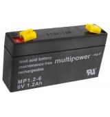 Pb akumulátor MULTIPOWER 6V/1,2Ah
