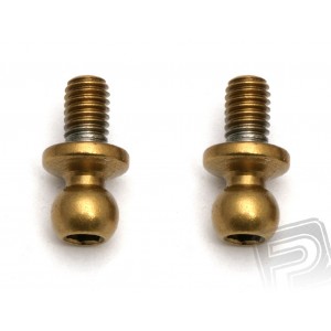 Titanium nitrid kulové čepy M3x5 - krátké