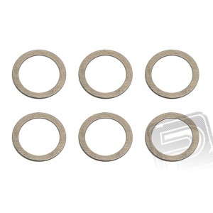 RC12 - podložky zadní nápravy .005 Shim