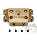Bulkhead mosaz, 25 stupňů, 45 g