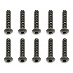 Šroub M3x14mm s imbusouvou čočkovou hlavou, 10ks.