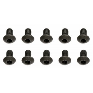 M3x6mm Imbusový šroub s kulatou hlavou, 10 ks.